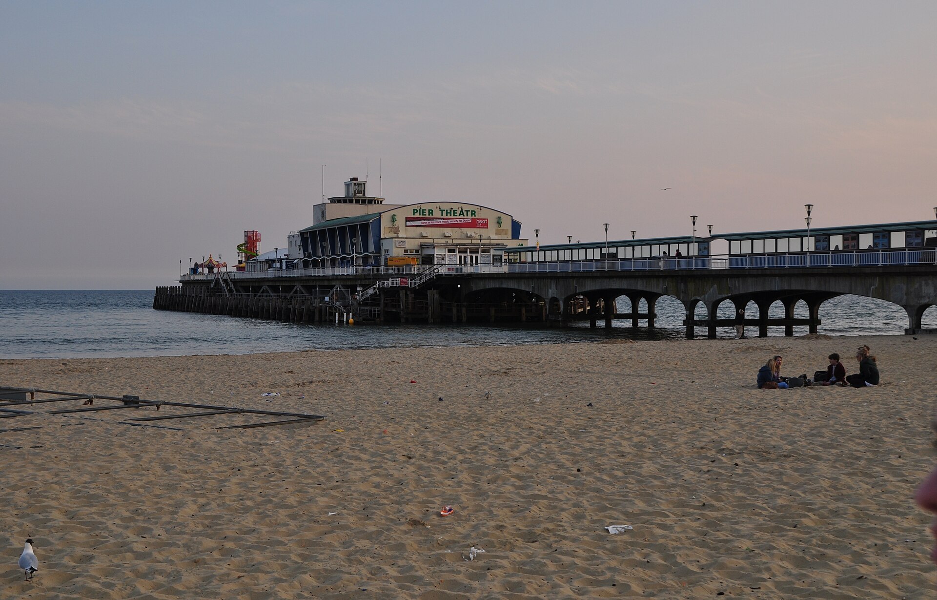 Bournemouth Pier at dusk